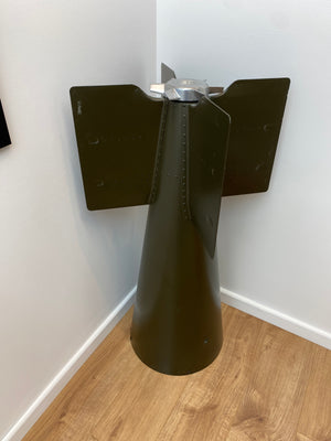 1000lb RAF Bomb Tail - Olive Green - Shop Damaged - Price Before Discount £775 | AEROART.CO.UK